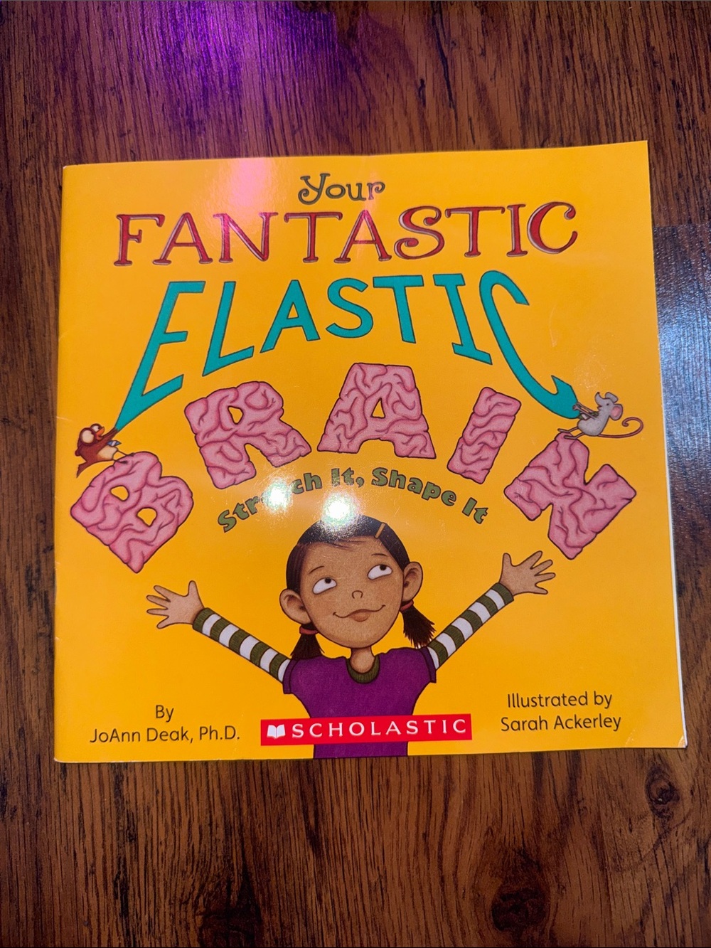 Scholastic Bright Yellow "Your Fantastic Elastic Brain" Picture Book C1.LBk.91